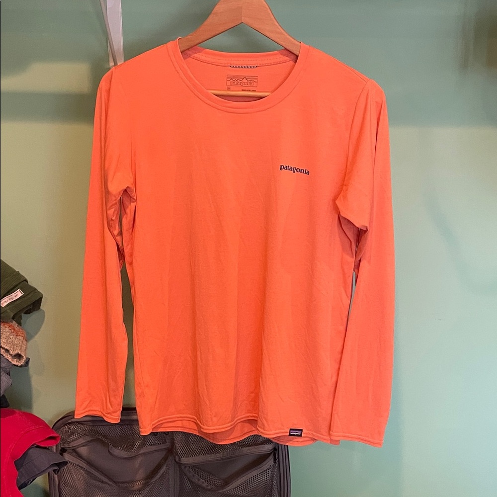 Patagonia Vibrant Orange Sunshirt
